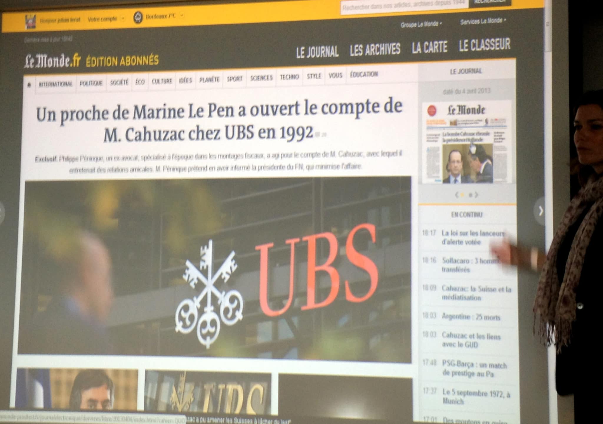 Le fil d'actus en continu ©Le Monde